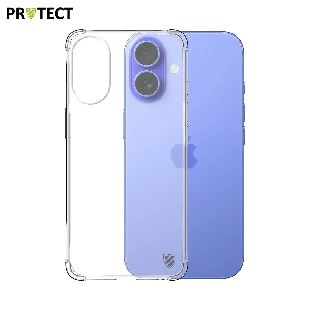 Coque Silicone Renforcée PROTECT pour Apple iPhone 16 Plus Transparent