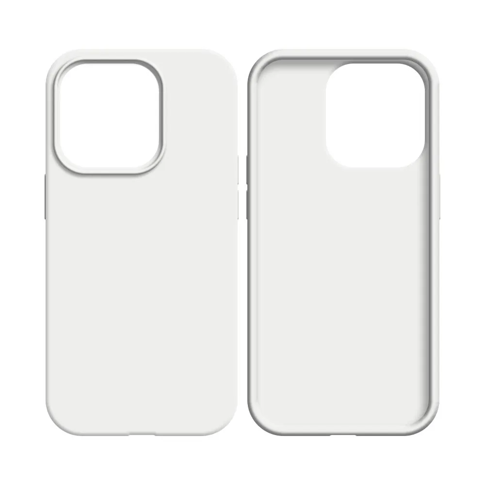 Coque Silicone Compatible pour Apple iPhone 14 Plus Blanc — vue 2