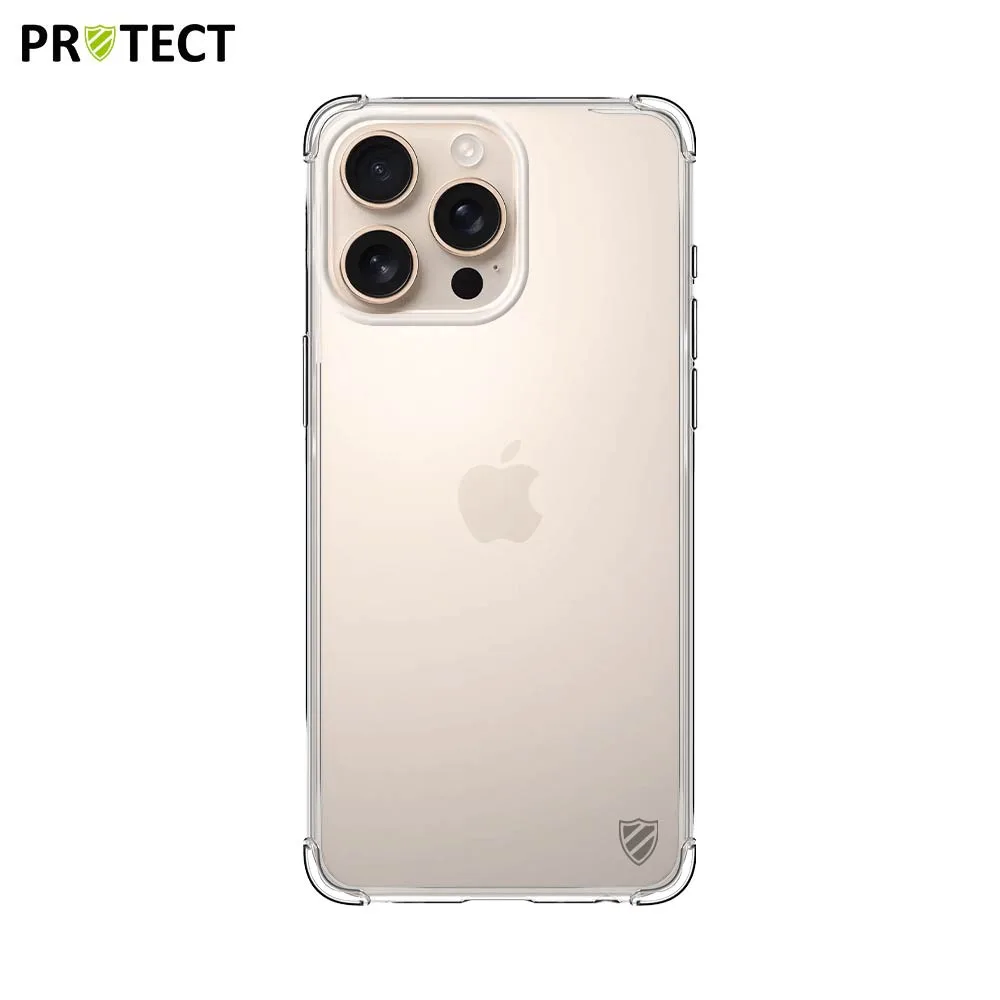 Coque Silicone Renforcée PROTECT pour Apple iPhone 16 Pro Transparent