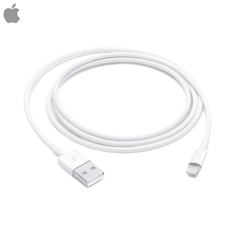 Câble Data USB vers Lightning Apple MXLY2ZM/A 18W 2A (1m) Blanc