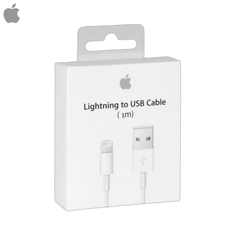 Câble Data USB vers Lightning Apple MXLY2ZM/A 18W 2A (1m) Blanc — vue 3