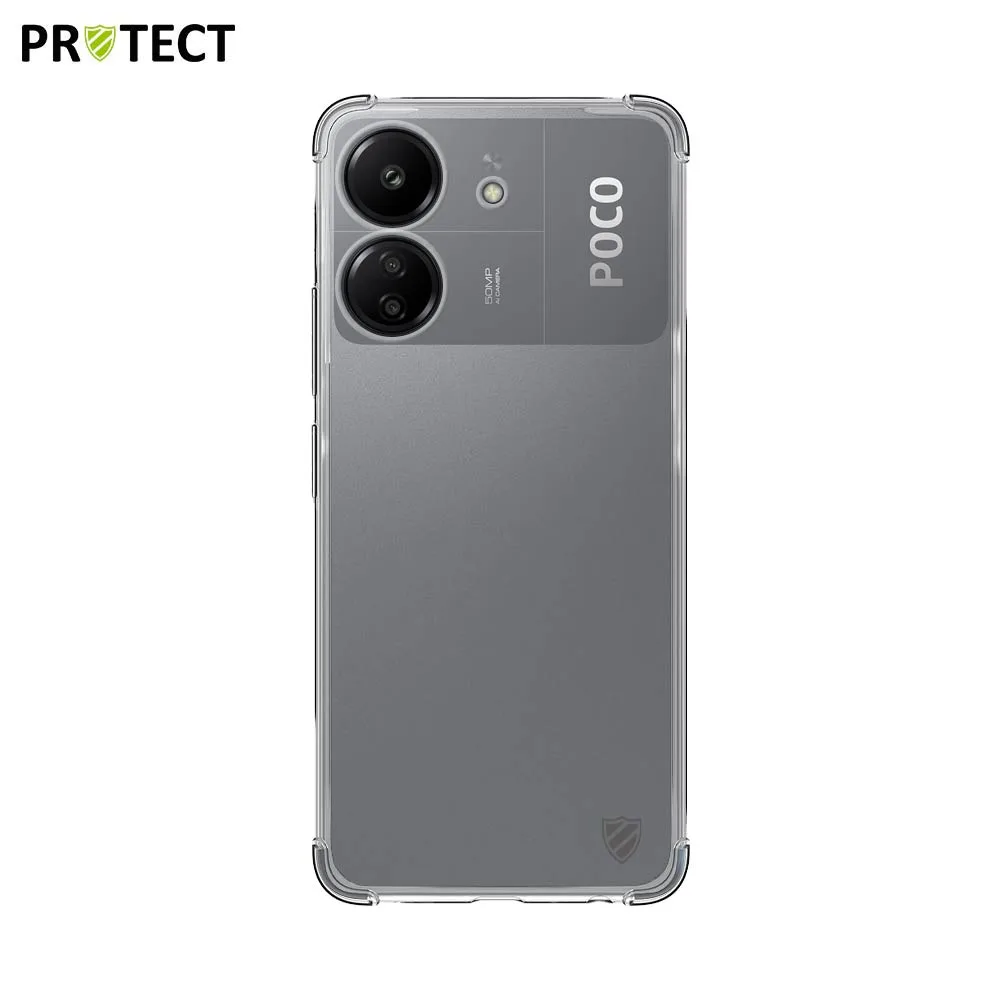 Coque Silicone Renforcée PROTECT pour Xiaomi Poco C65 & Redmi 13C Transparent — vue 2
