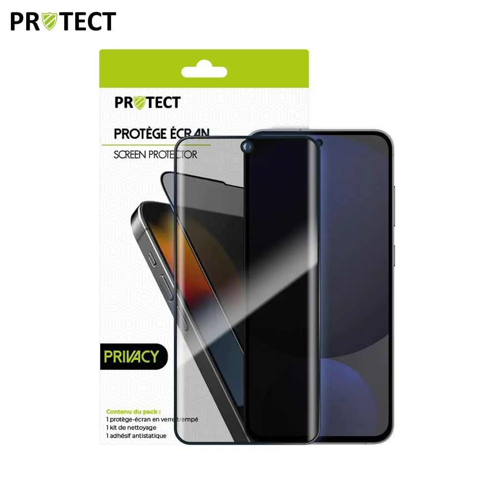 Verre Trempé PRIVACY PROTECT pour Samsung Galaxy S24 FE S721B Transparent — vue 2