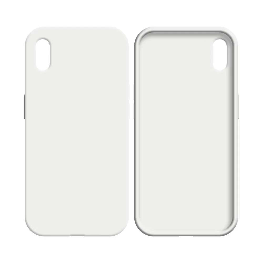 Coque Silicone Compatible pour Apple iPhone XR Blanc — vue 2