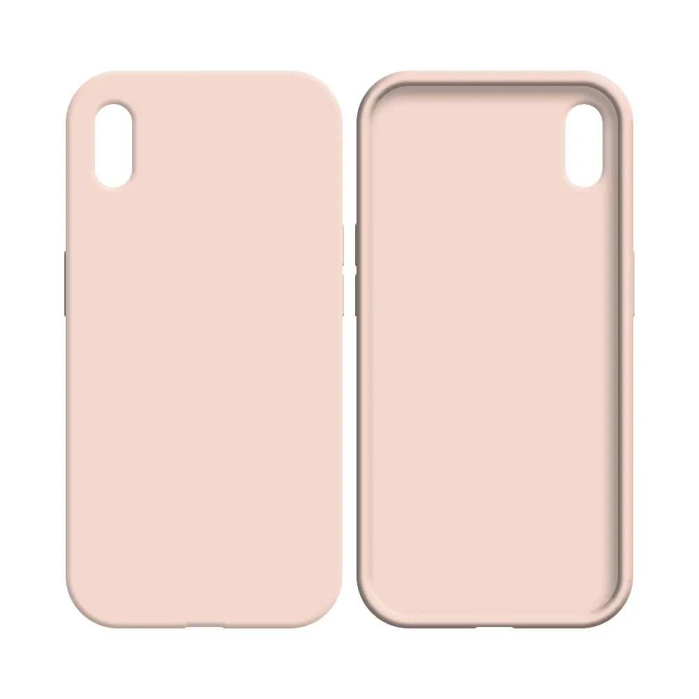 Coque Silicone Compatible pour Apple iPhone XR Rose Gold — vue 2