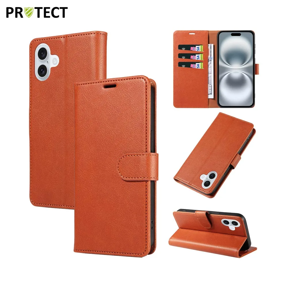 Housse de Protection IP011 PROTECT pour Apple iPhone 16 Marron — vue 2