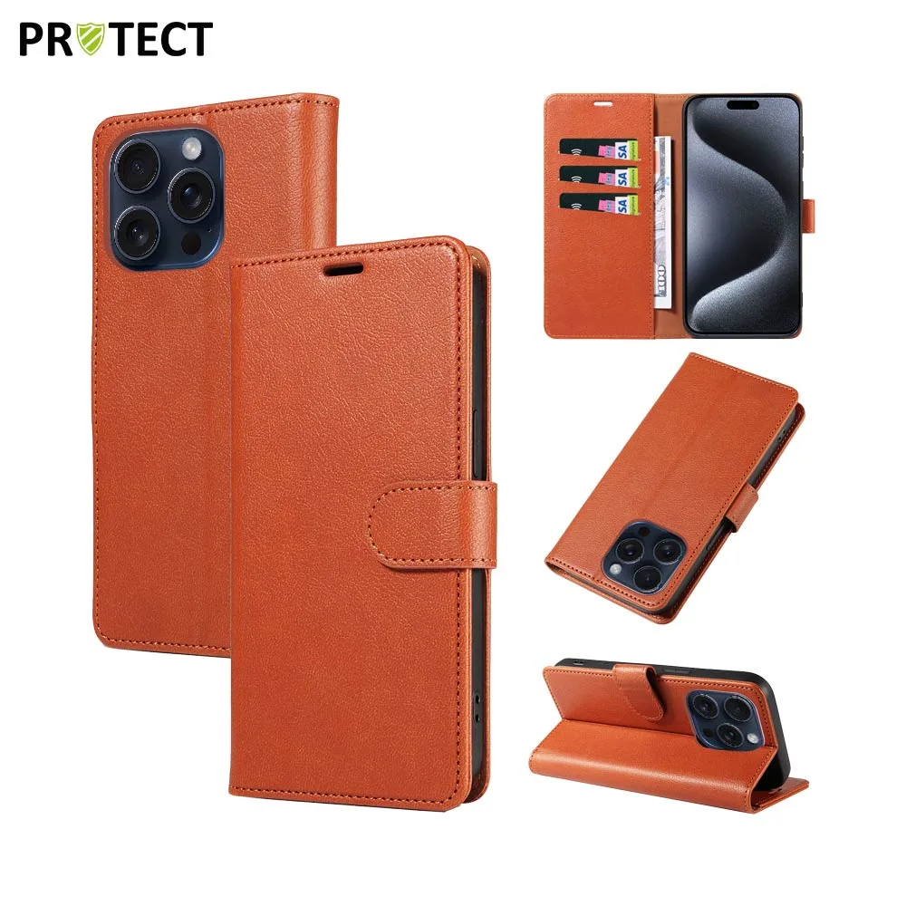 Housse de Protection IP011 PROTECT pour Apple iPhone 15 Pro Max Marron — vue 2