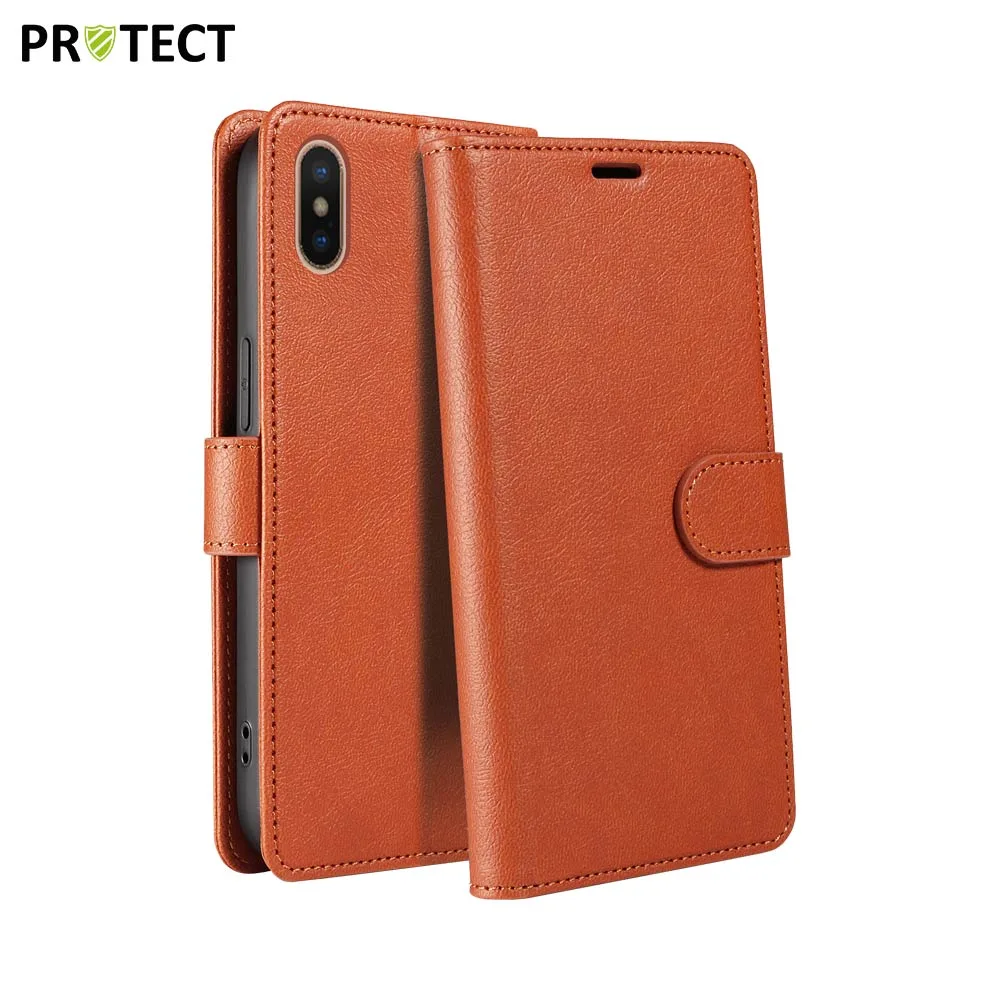 Housse de Protection IP011 PROTECT pour Apple iPhone X/iPhone XS Marron