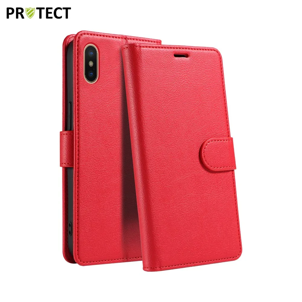 Housse de Protection IP011 PROTECT pour Apple iPhone XS Max Rouge