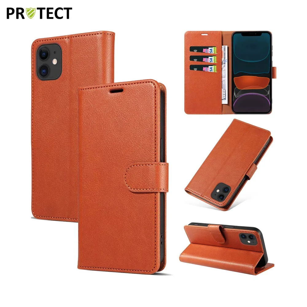 Housse de Protection IP011 PROTECT pour Apple iPhone 11 Marron — vue 2