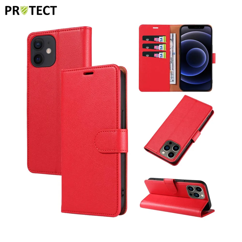 Housse de Protection IP011 PROTECT pour Apple iPhone 12 Mini Rouge — vue 2