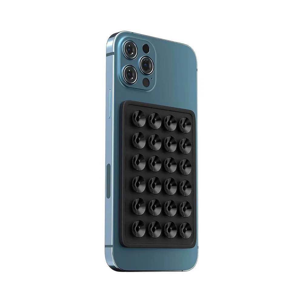 Support Ventouse Silicone Universel pour Smartphone Blanc — vue 2