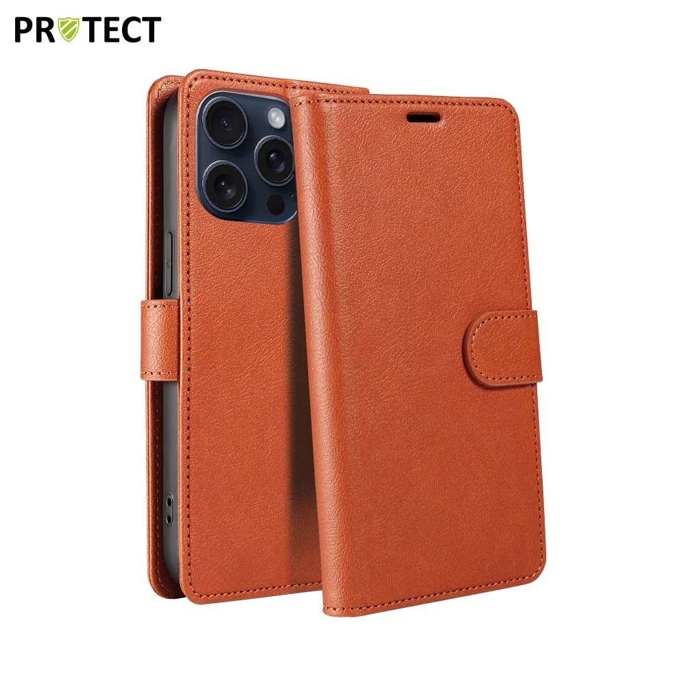 Housse de Protection IP011 PROTECT pour Apple iPhone 15 Pro Marron