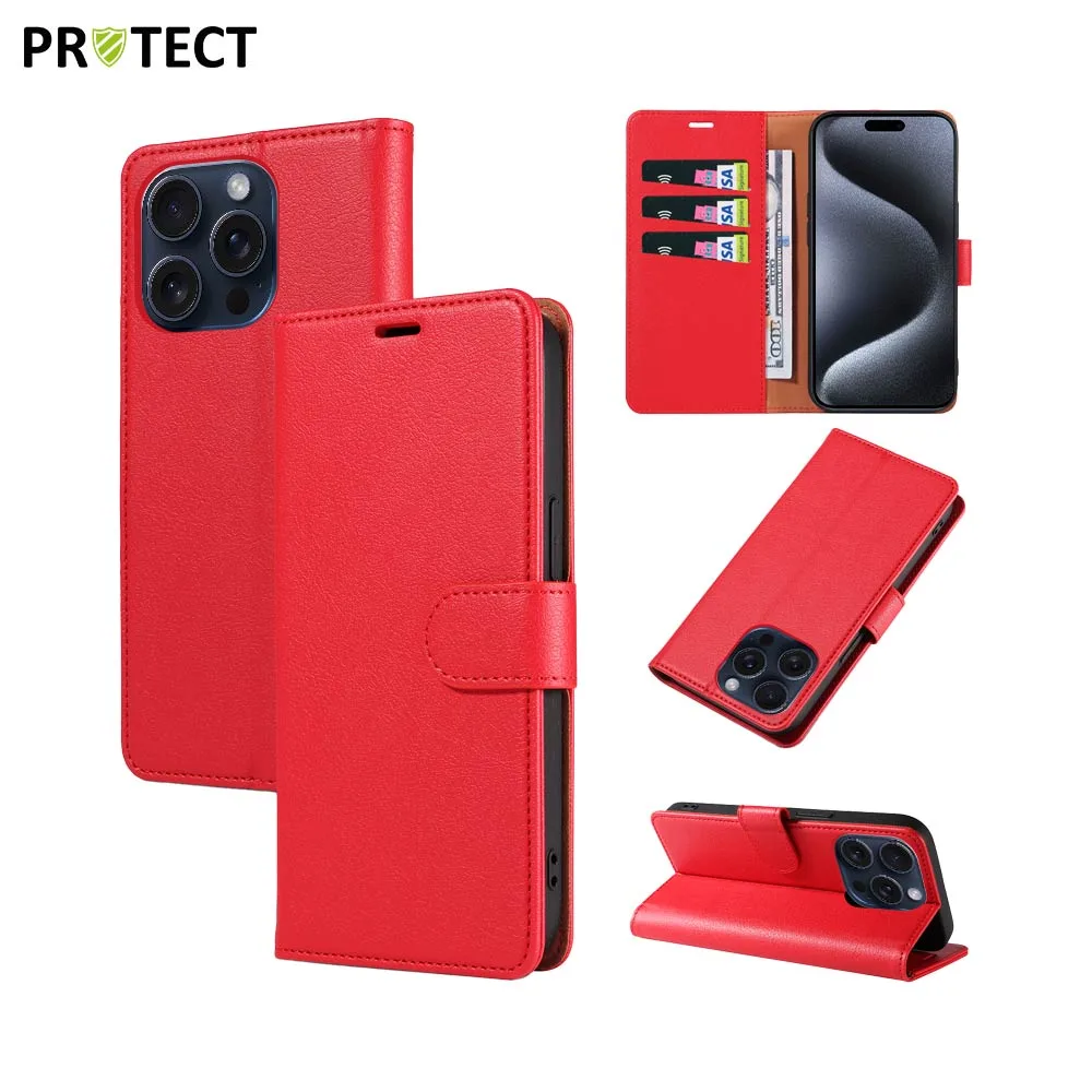 Housse de Protection IP011 PROTECT pour Apple iPhone 15 Pro Rouge — vue 2