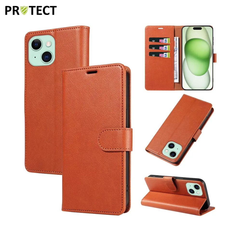 Housse de Protection IP011 PROTECT pour Apple iPhone 15 Plus Marron — vue 2