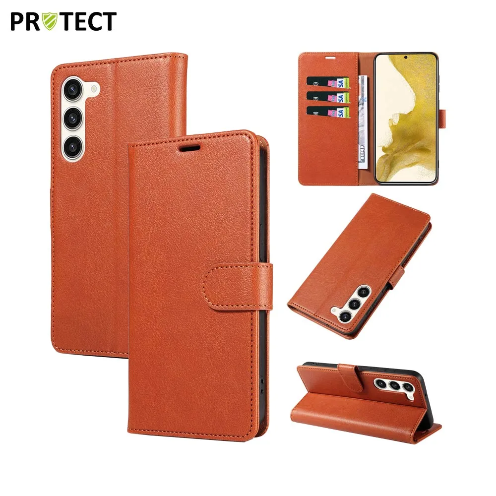 Housse de Protection IP011 PROTECT pour Samsung Galaxy S22 S901 Marron