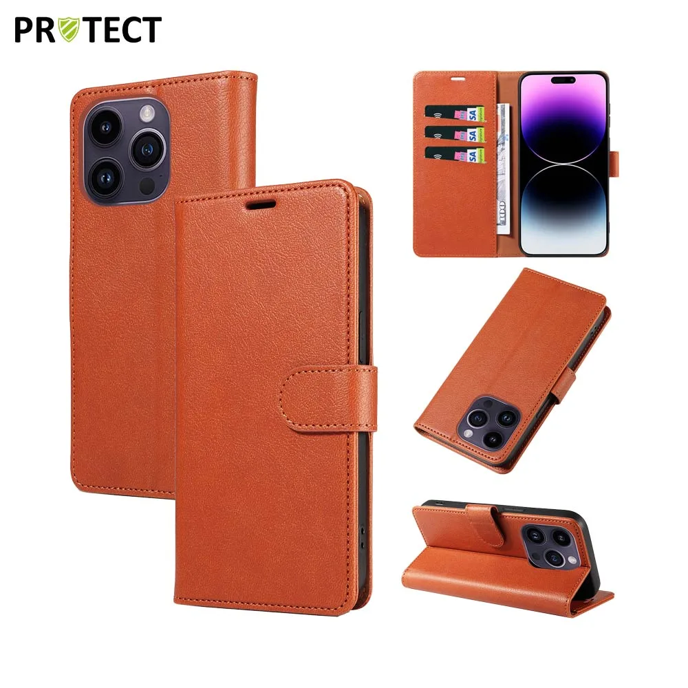 Housse de Protection IP011 PROTECT pour Apple iPhone 14 Pro Max Marron — vue 2