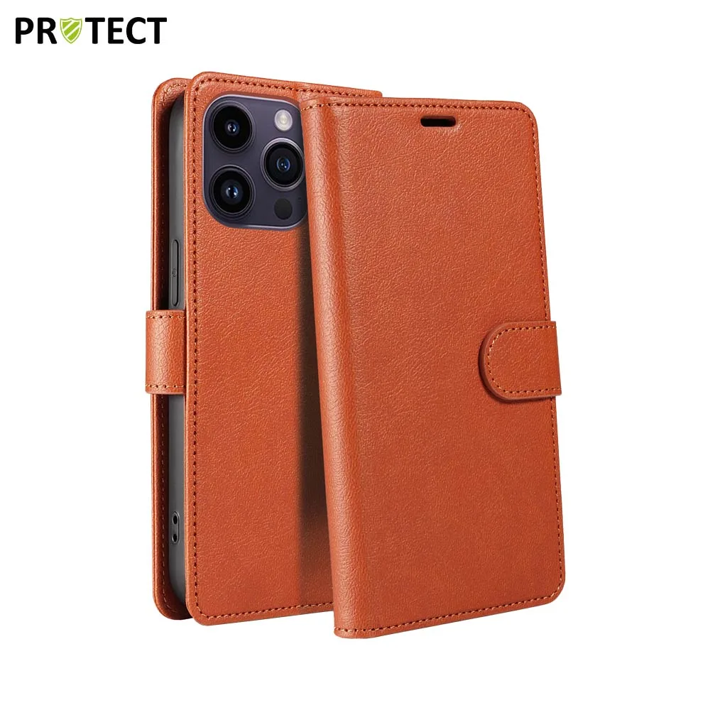 Housse de Protection IP011 PROTECT pour Apple iPhone 14 Pro Marron
