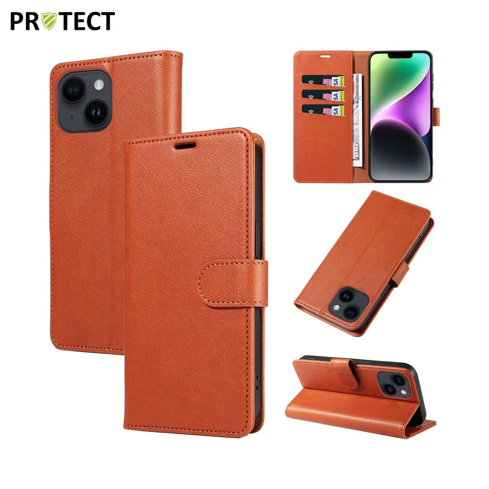 Housse de Protection IP011 PROTECT pour Apple iPhone 14 Marron — vue 2