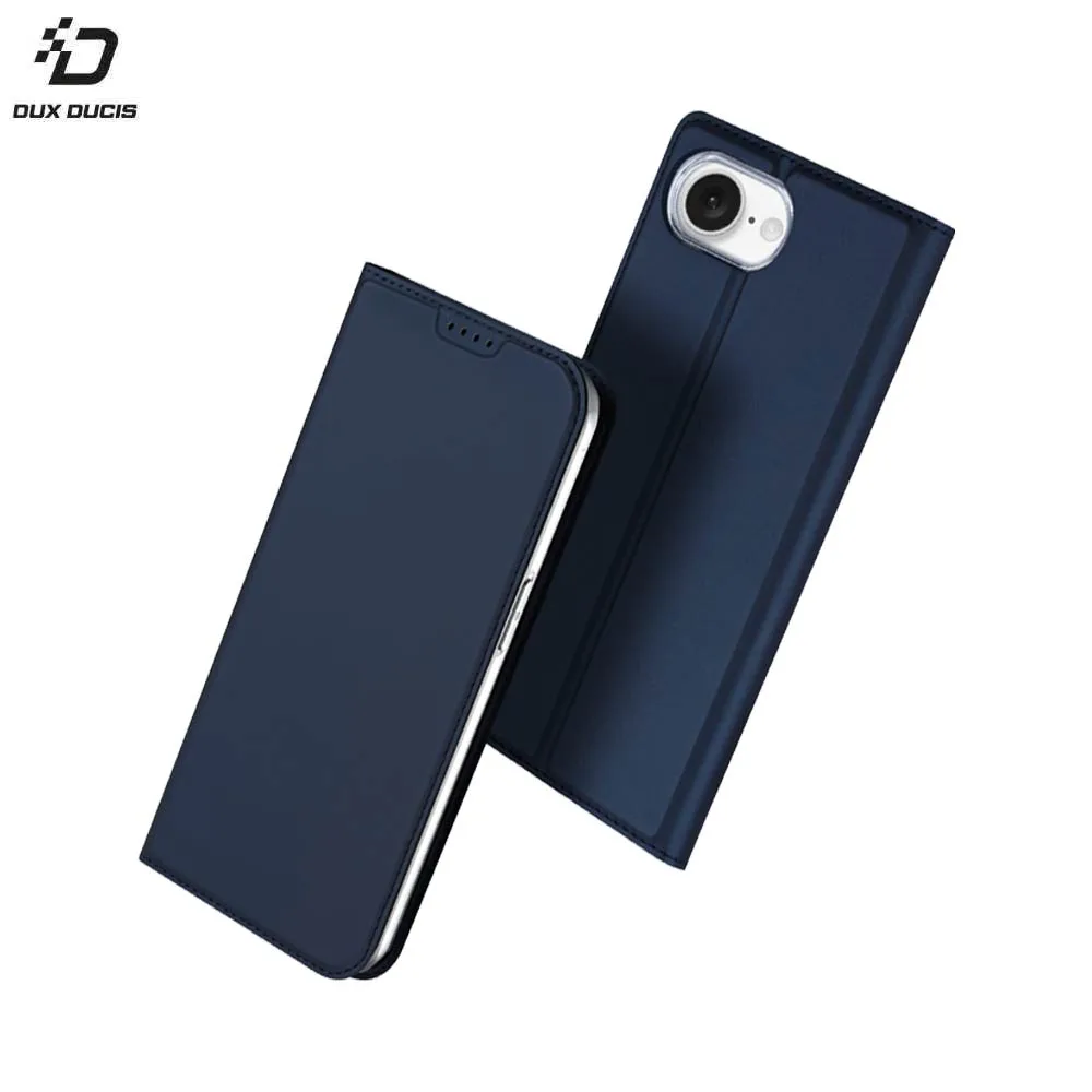 Housse de Protection Skin Pro Dux Ducis pour Apple iPhone 16e Bleu