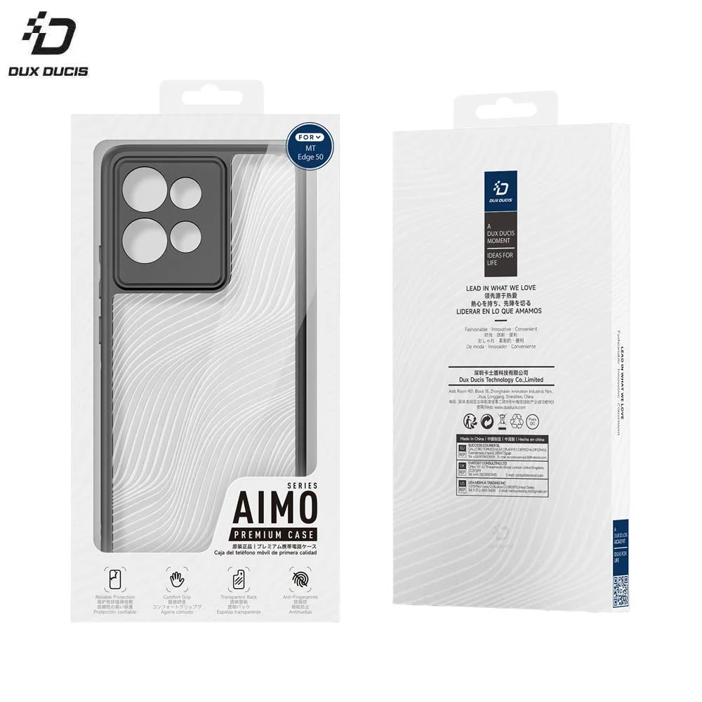 Coque de Protection Aimo Dux Ducis pour Motorola Edge 50 Noir — vue 2