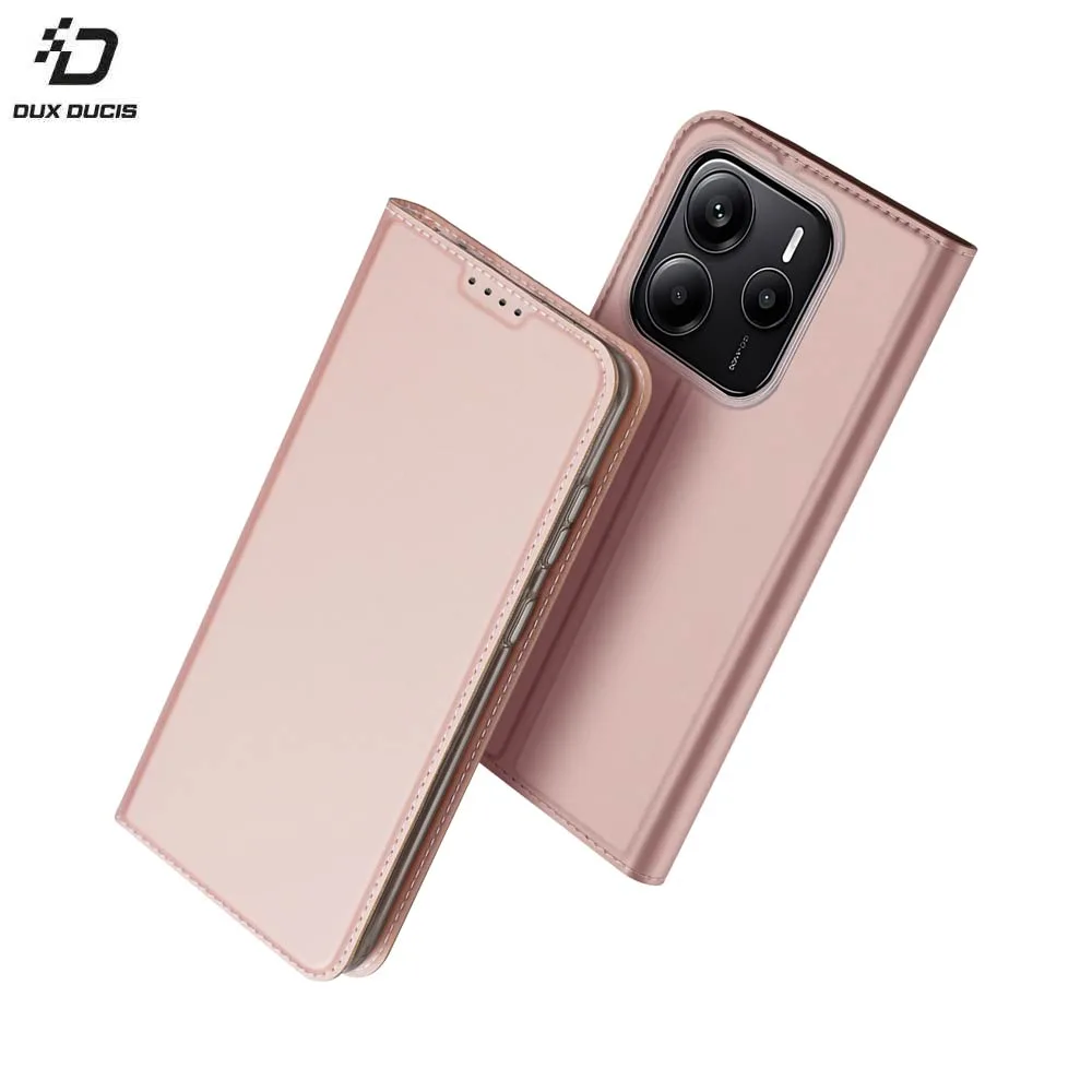 Housse de Protection Skin Pro Dux Ducis pour Xiaomi Redmi Note 14 5G Rose