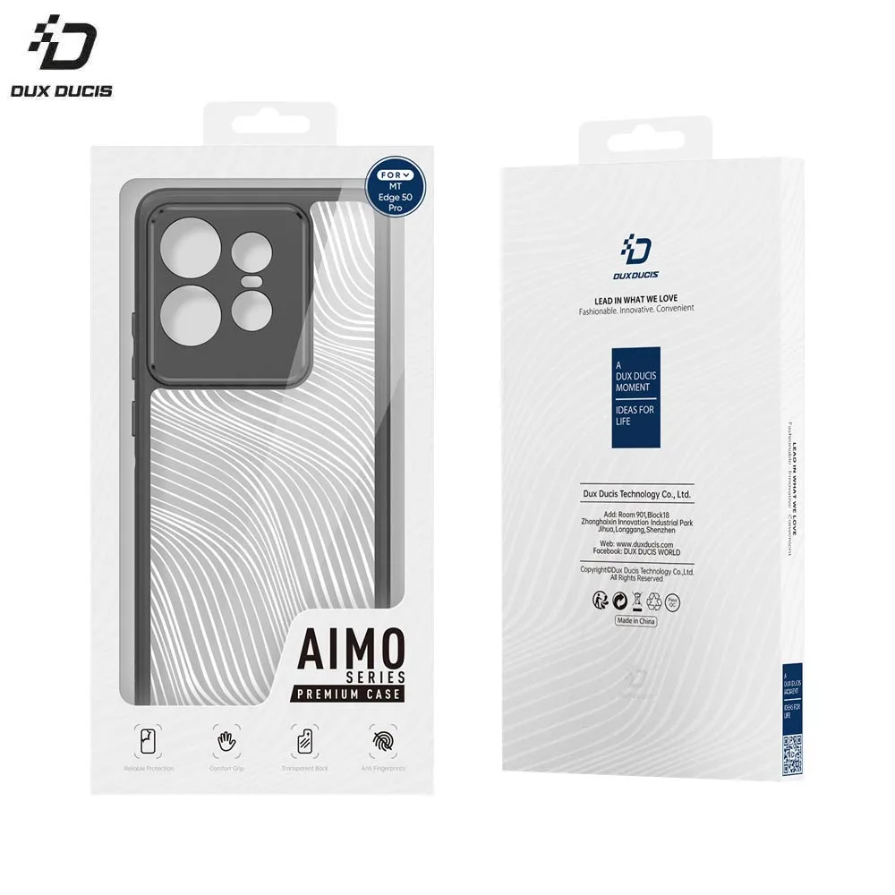 Coque de Protection Aimo Dux Ducis pour Motorola Edge 50 Pro Noir — vue 2