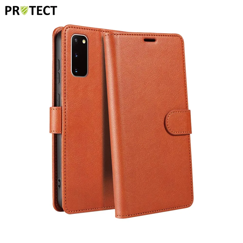 Housse de Protection IP011 PROTECT pour Samsung Galaxy S20 FE 4G G780/Galaxy S20 FE 5G G781 Marron