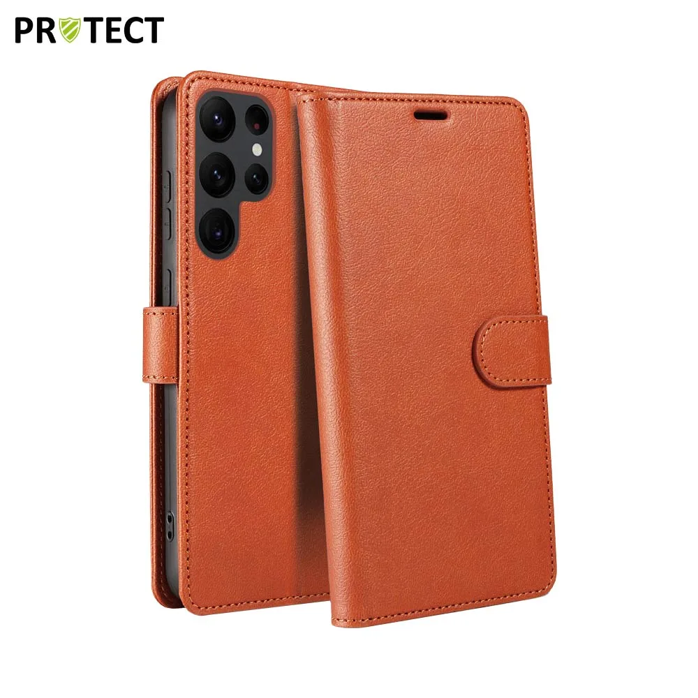 Housse de Protection IP011 PROTECT pour Samsung Galaxy S21 Ultra 5G G998 Marron
