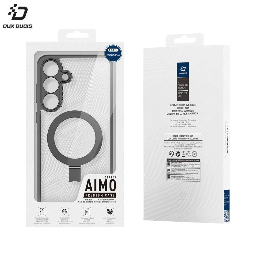 Coque de Protection Aimo Dux Ducis pour Samsung Galaxy S25 Plus S936 (with Magnetic Stand) MagSafe Noir — vue 2