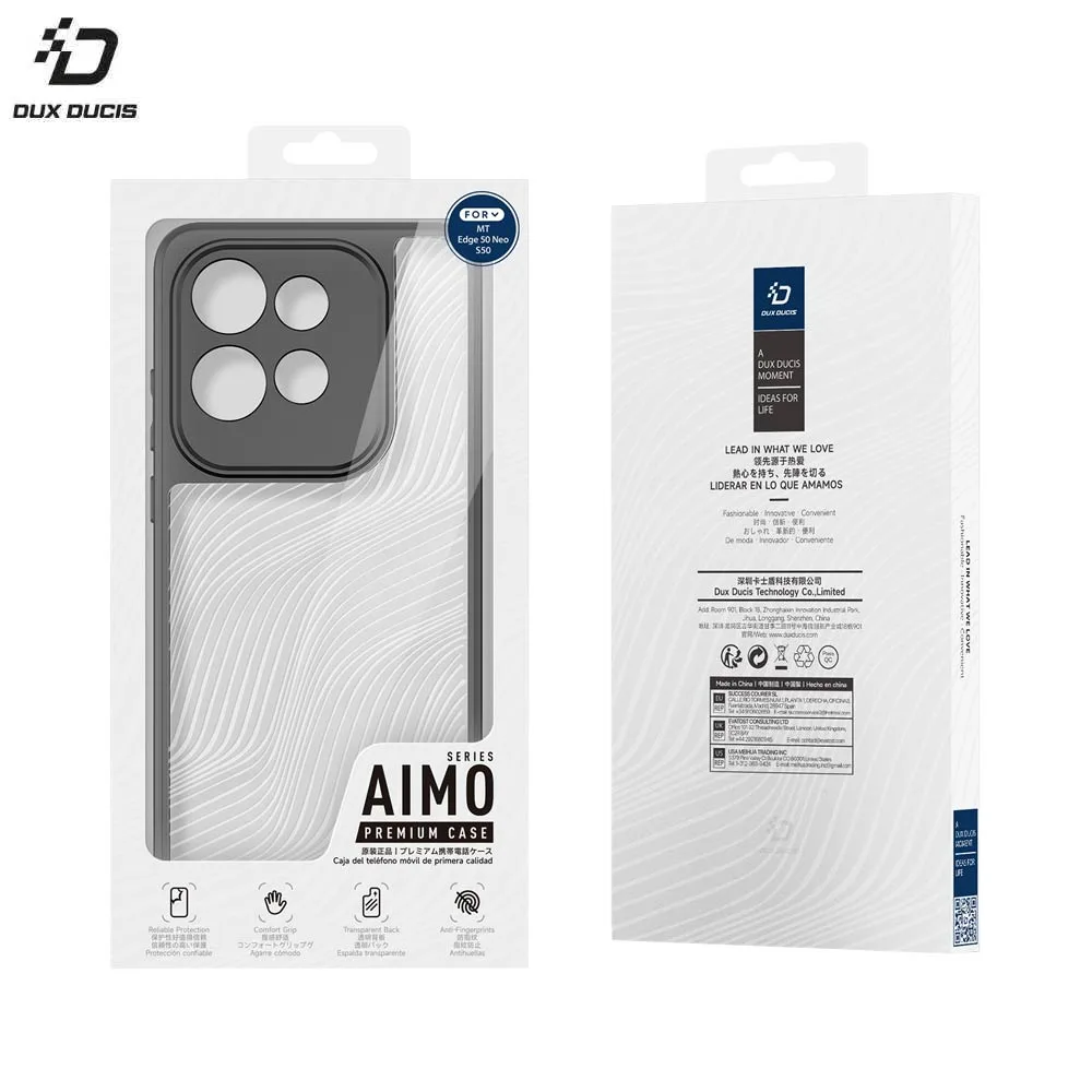 Coque de Protection Aimo Dux Ducis pour Motorola Edge 50 Neo Noir — vue 2