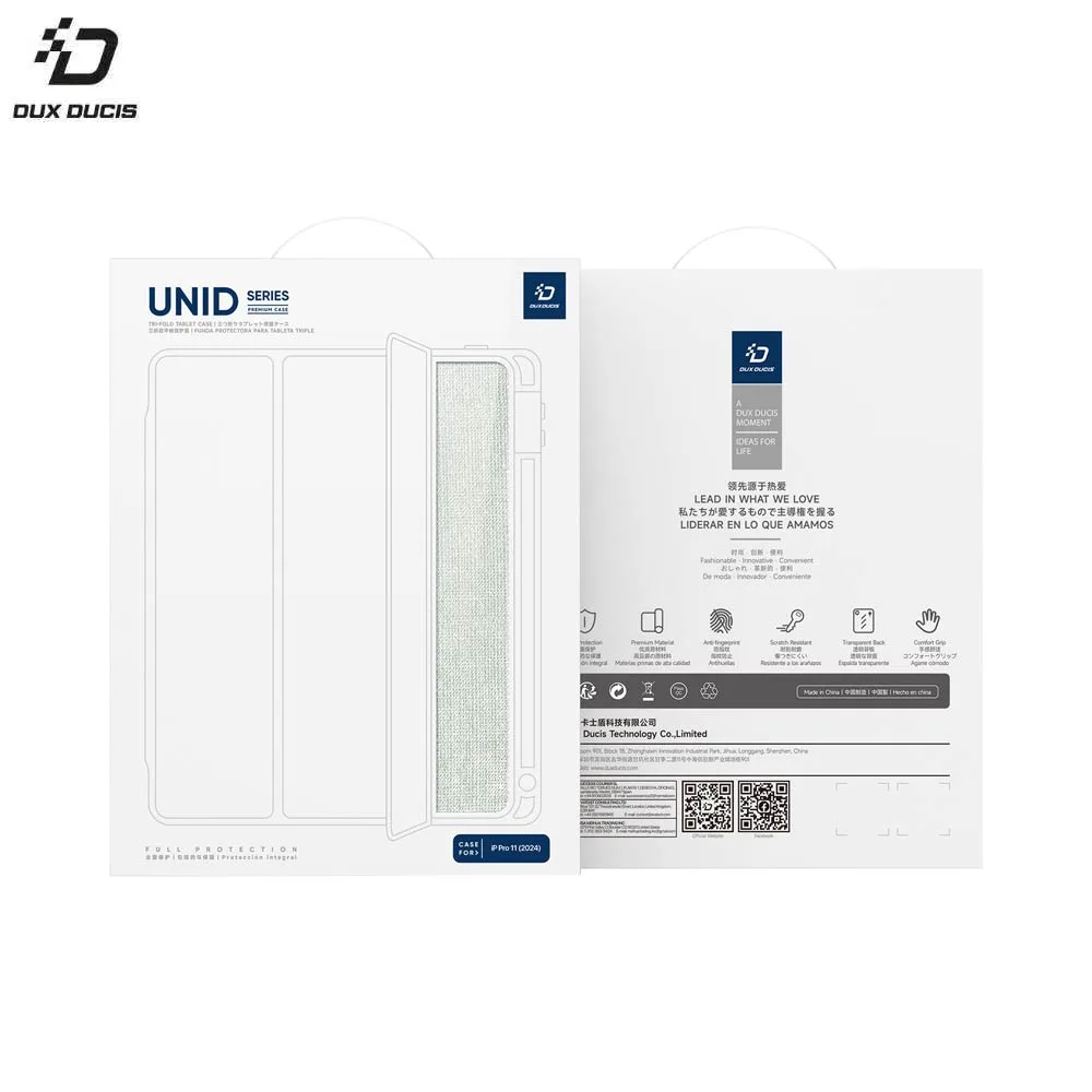Housse de Protection Unid Dux Ducis pour Apple iPad Pro 11" M4 (5e génération) Bleu — vue 2