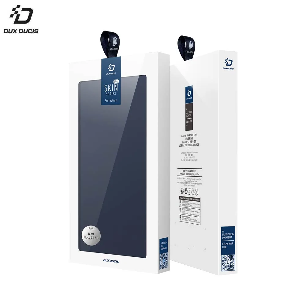 Housse de Protection Skin Pro Dux Ducis pour Xiaomi Redmi Note 14 5G Bleu — vue 2