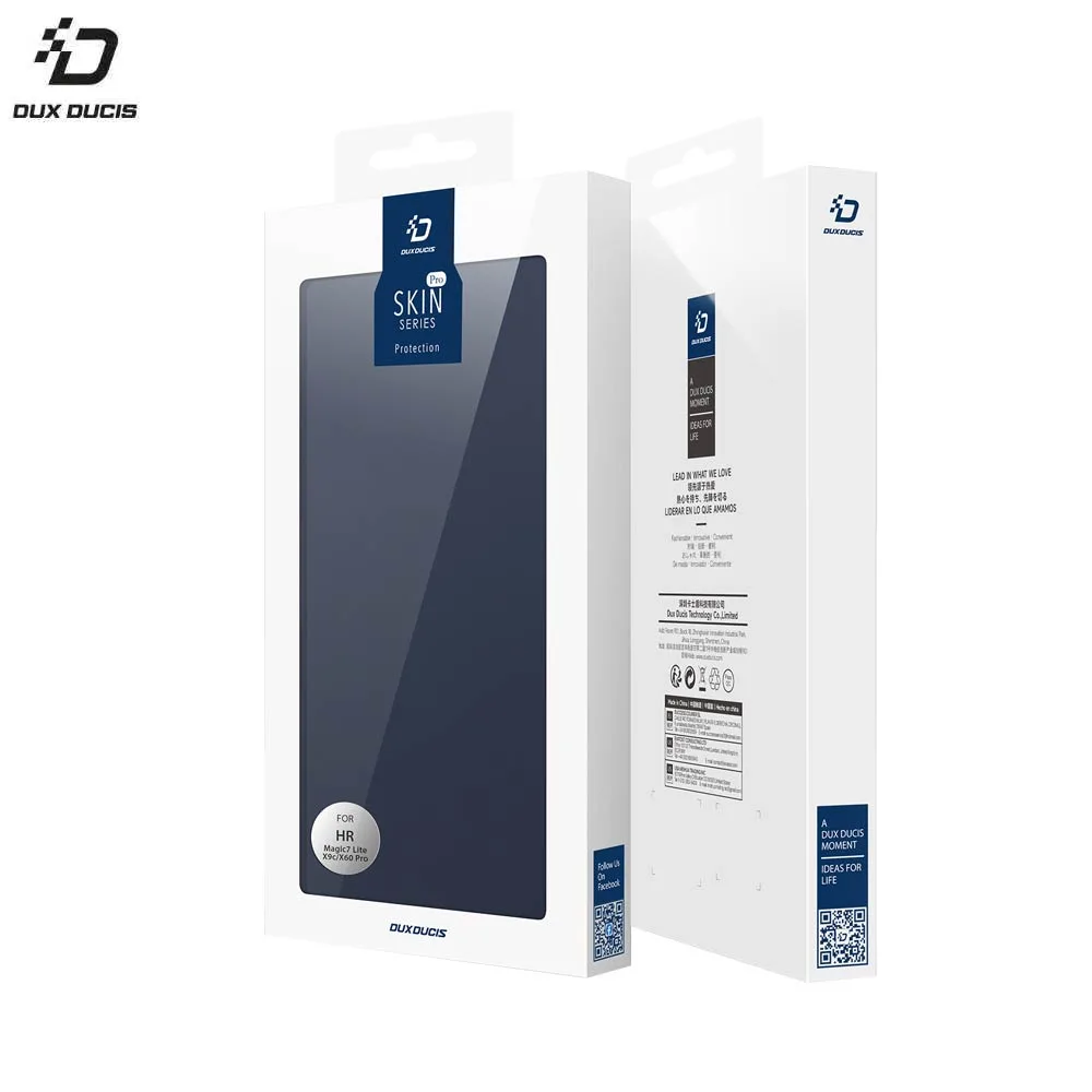 Housse de Protection Skin Pro Dux Ducis pour Honor Magic 7 Lite 5G Noir — vue 2