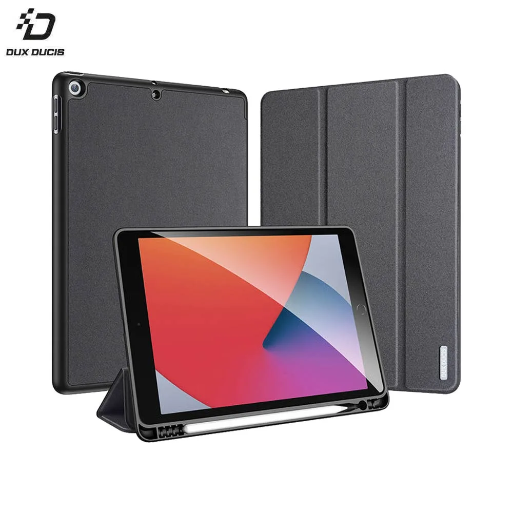 Housse de Protection Domo Dux Ducis pour Apple iPad 7, 8, 9 Noir