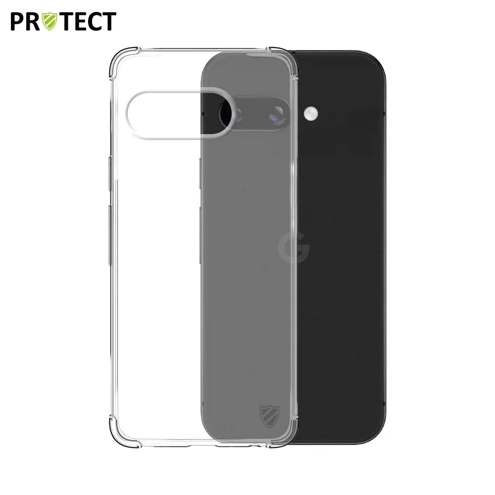 Coque Silicone Renforcée PROTECT pour Google Pixel 9a Transparent