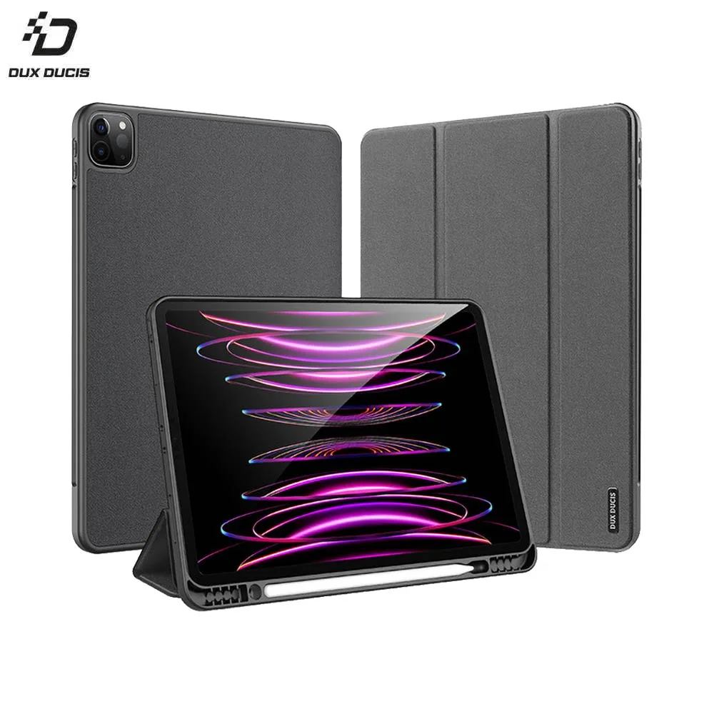 Housse de Protection Domo Dux Ducis pour Apple iPad Pro 12.9" (3e génération)/iPad Pro 12.9" (4e génération)/iPad Pro 12.9" (5e génération)/iPad Pro 12.9" M2 (6e génération) Noir