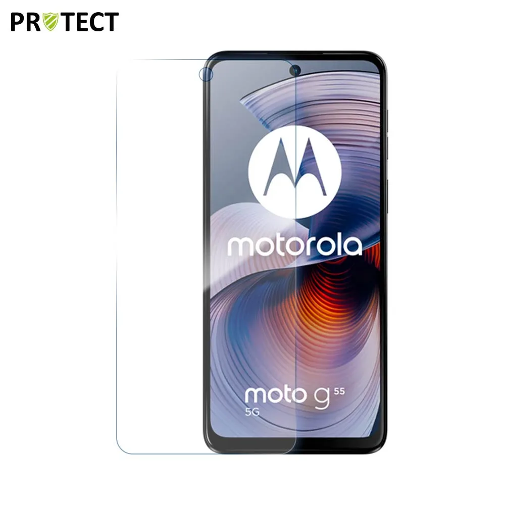 Verre Trempé Classique PROTECT pour Motorola Moto G55 5G Transparent