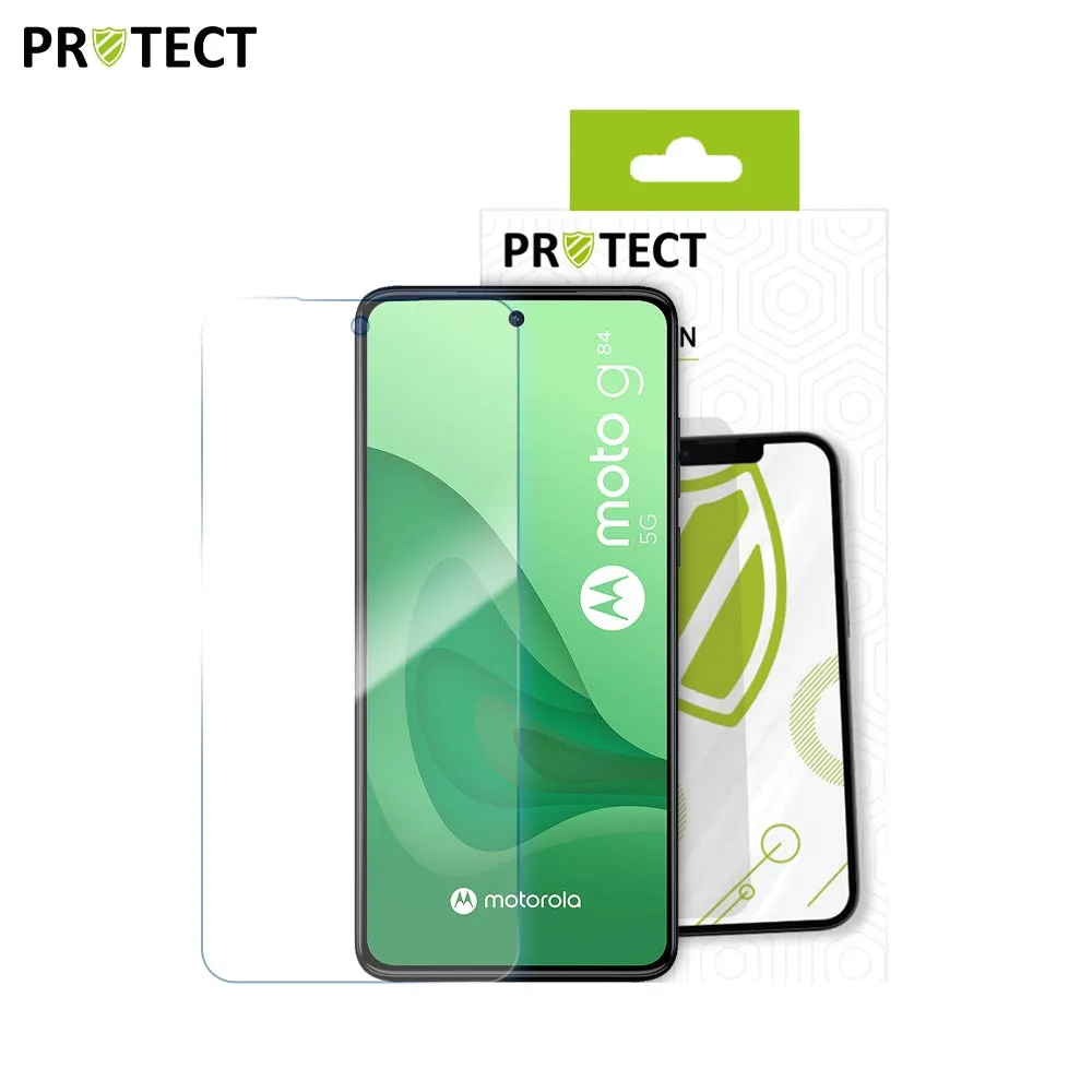 Verre Trempé Classique PROTECT pour Motorola Moto G84 5G Transparent — vue 2