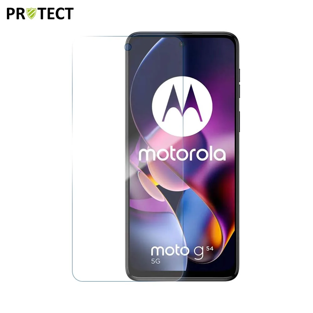 Verre Trempé Classique PROTECT pour Motorola Moto G54 5G Transparent