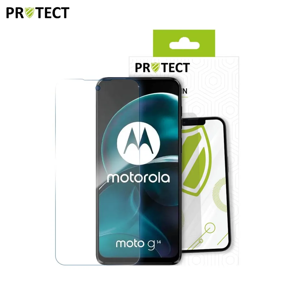 Verre Trempé Classique PROTECT pour Motorola Moto G14 Transparent