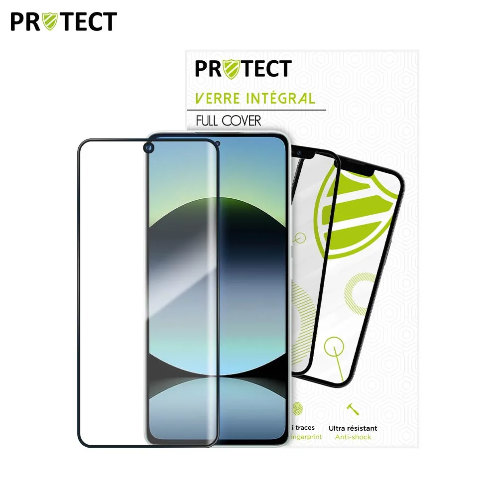 Verre Trempé Intégral PROTECT pour Xiaomi Redmi Note 14 5G Noir