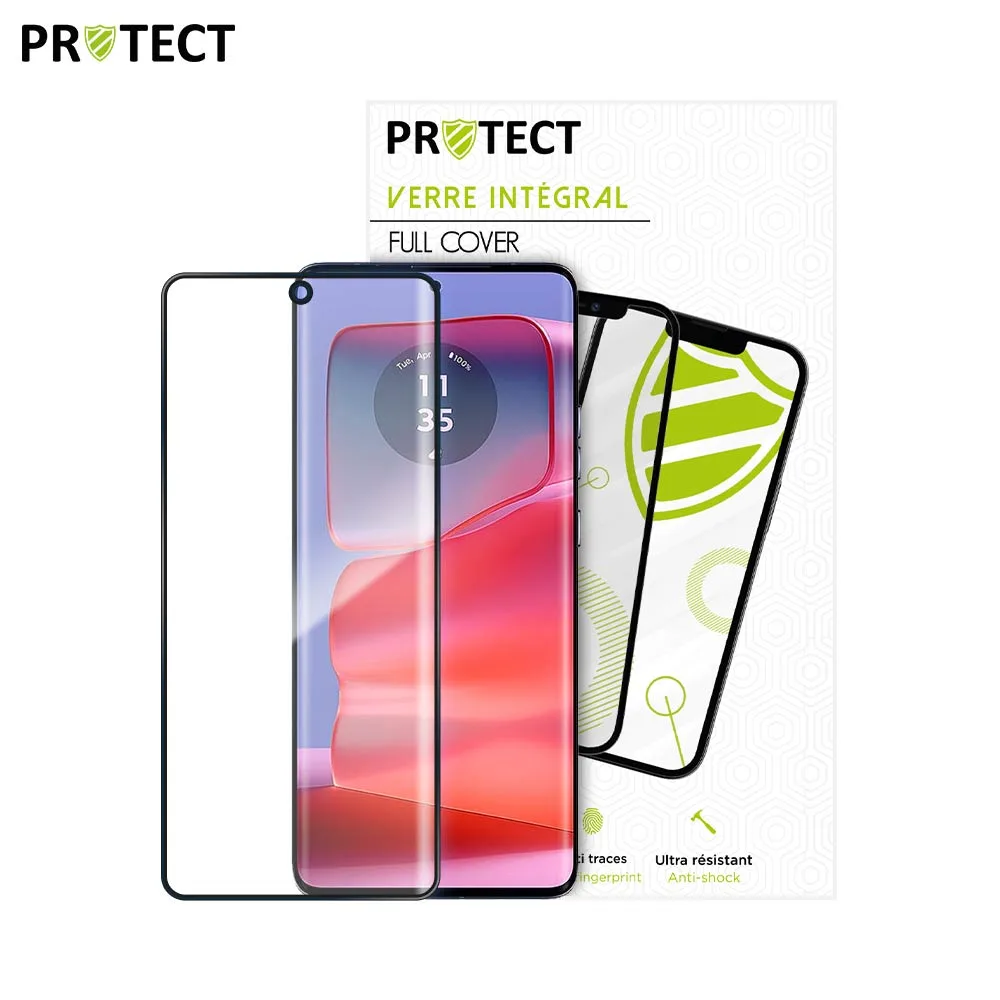 Verre Trempé Intégral PROTECT pour Motorola Edge 50 Pro Noir