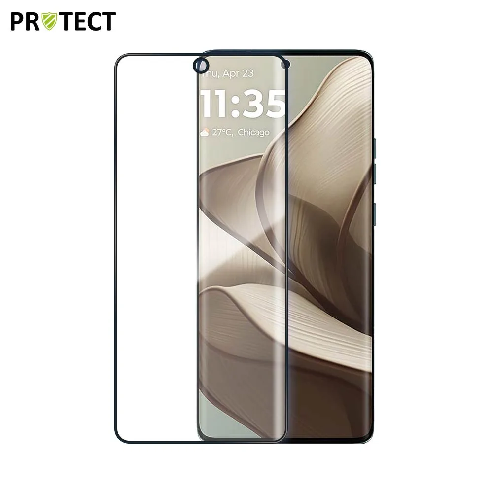 Verre Trempé Intégral PROTECT pour Motorola Edge 50 Noir
