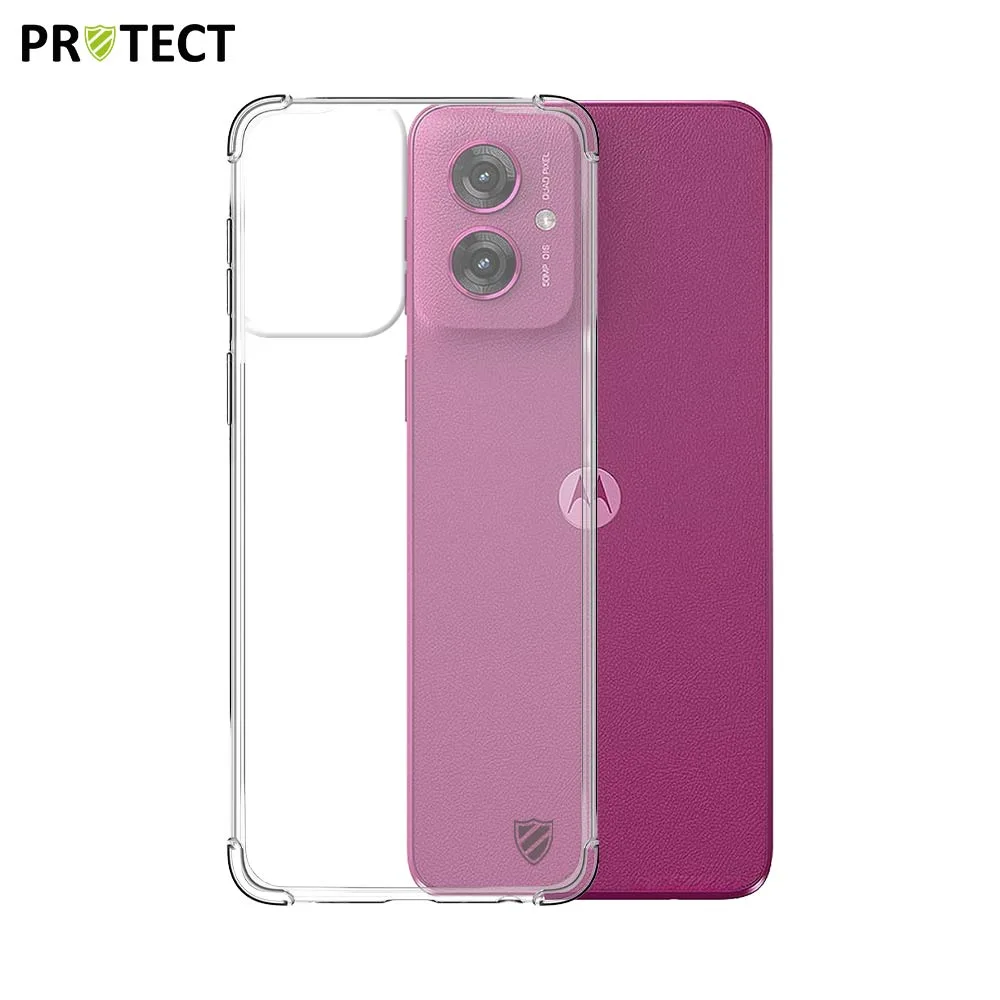 Coque Silicone Renforcée PROTECT pour Motorola Moto G55 5G Transparent