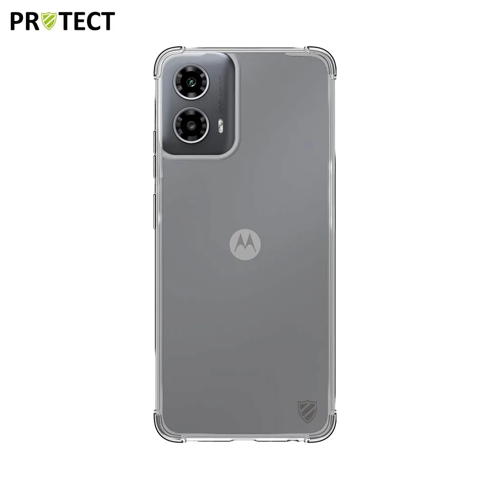 Coque Silicone Renforcée PROTECT pour Motorola Moto G34 5G Transparent — vue 2