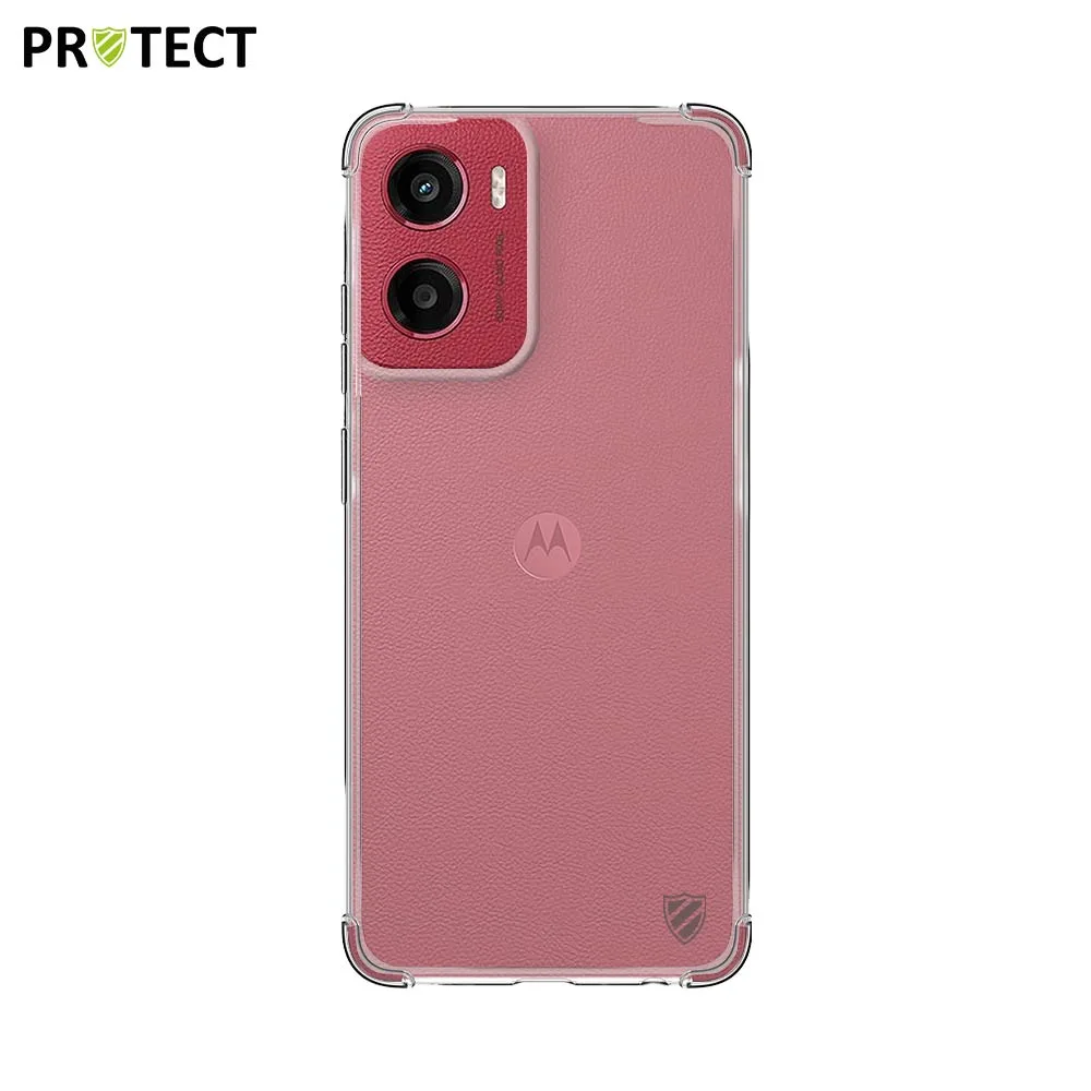Coque Silicone Renforcée PROTECT pour Motorola Moto G05 Transparent