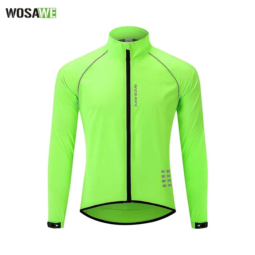Veste Réfléchissante Coupe-Vent WOSAWE BL244 (taille m) Vert