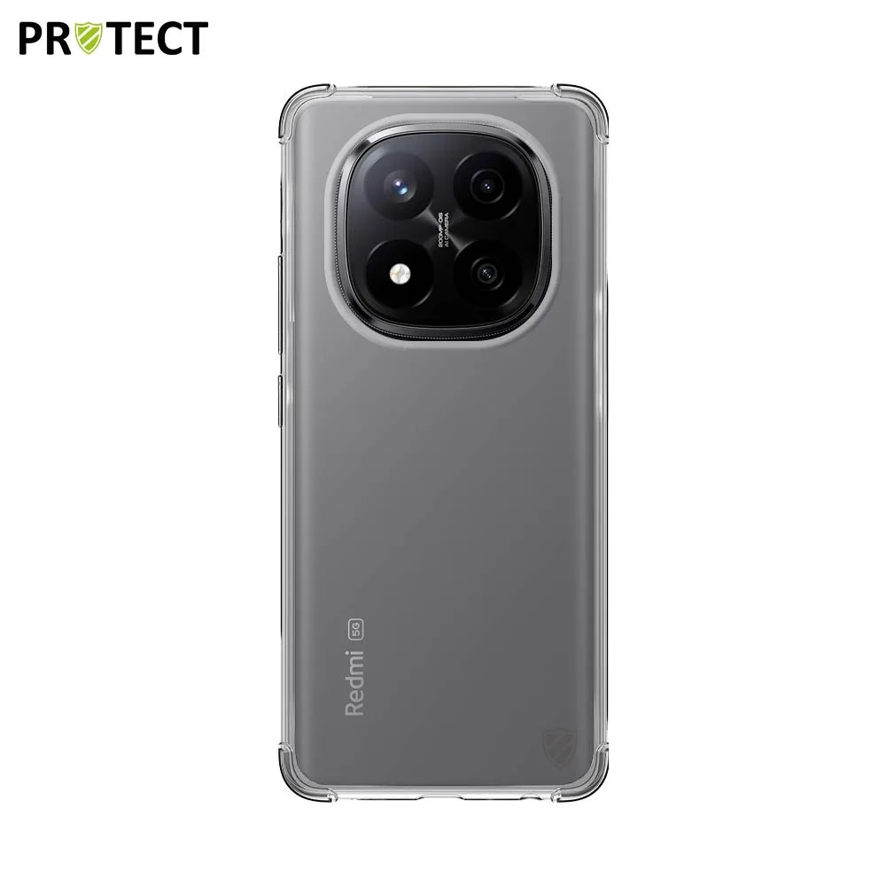 Coque Silicone Renforcée PROTECT pour Xiaomi Redmi Note 14 Pro+ 5G Transparent