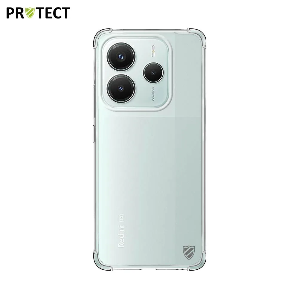 Coque Silicone Renforcée PROTECT pour Xiaomi Redmi Note 14 5G Transparent
